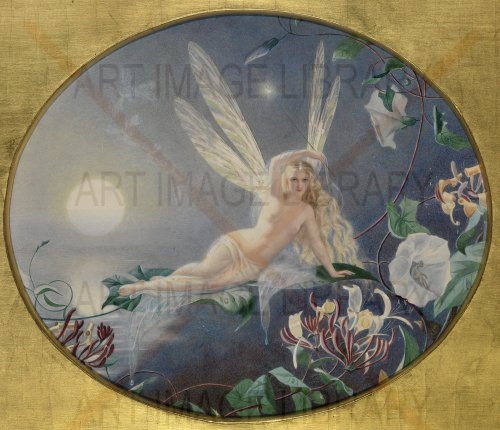 Image no. 4942: Fairy Resting on a Leaf (John Simmons), code=S, ord=0, date=-